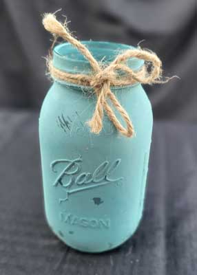 Turquois Mason Jar